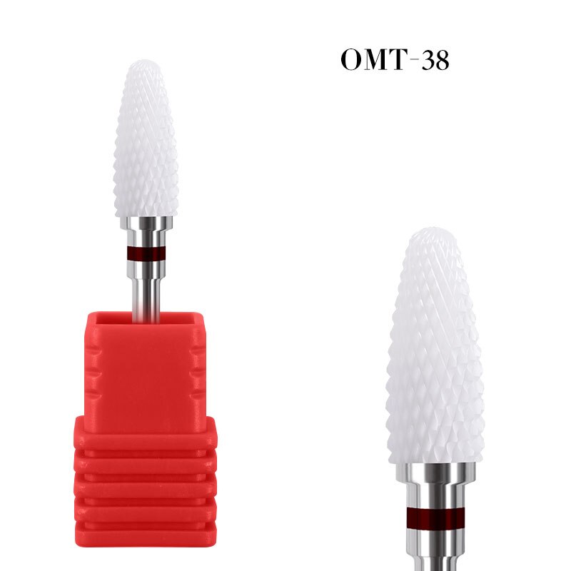Fraise pour manucure et pédicure moulin Machine électrique pour ongles mèches de perceuse à ongles électrique Nail Art moulin outils de vernis à ongles: OMT-38
