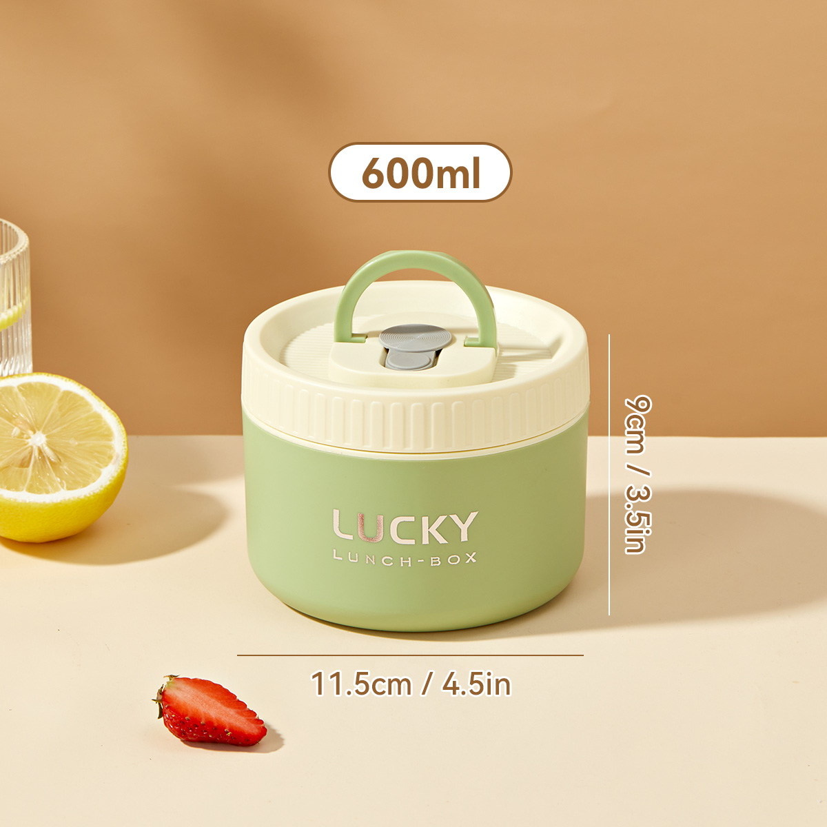 WORTHBUY Portable Thermal Lunch Box For Kid Student Leak-proof Bento Box Set 304 Stainless Steel Food Storage Container Heatable: GRAY