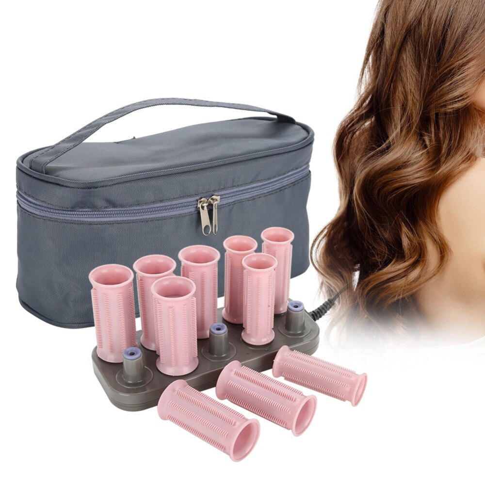 10 stk elektrisk oppvarmet roller curling roll hair tube hår styling klassisk stil massasje roller curlers tilbehør