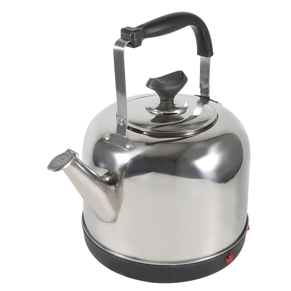 5L Household Stainless Steel Electric Kettle Water Boiler Heating Pot 220V: Default Title