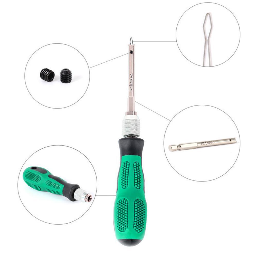 Bicycle Spoke Nipple Wrench Tool Kit Steel Spoke Nipple Removal Insertion Tool MTB Road Bike Wheel Spoke Nipple Key