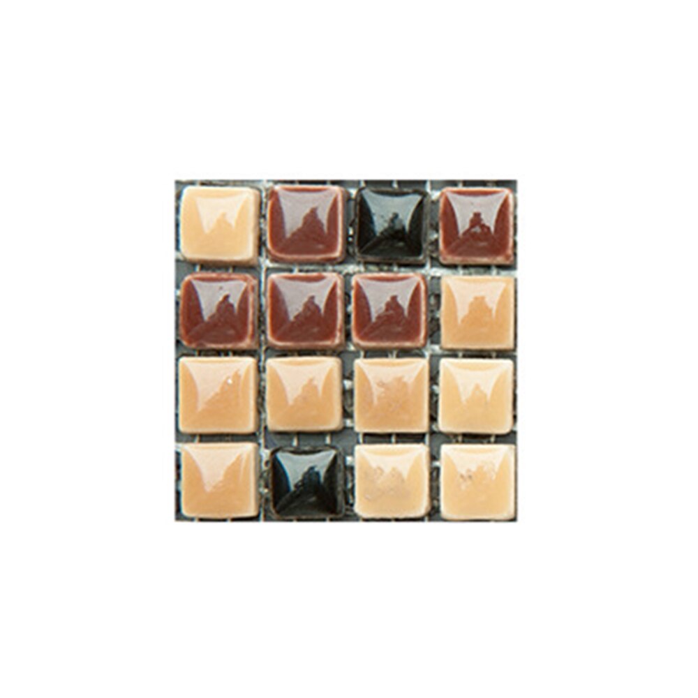 10 stk 10*10cm gør-det-selv italiensk stil mosaik vægklistermærker taljelinje køkkenklæbende badeværelse toilet vandtæt pvc vægklistermærke  #1: 11