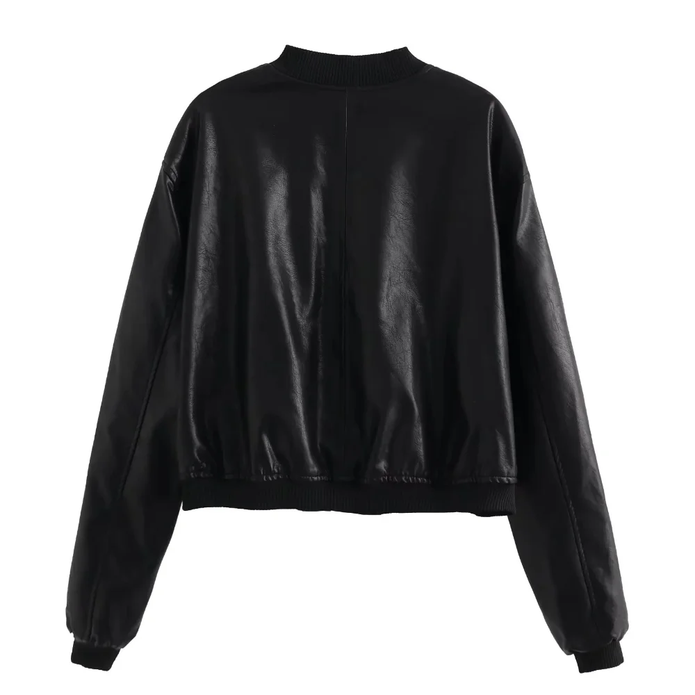 Damesjassen Jassen Bijgesneden tops met lange mouwen Jas Effen elegante jas Damesbommenwerpers Uitloper Koreaanse mode Chique tops