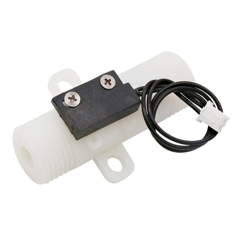 Water Electric Solenoid Valve Water Inlet Flow Switch Valve for Water Heater 1/2" Thread Compact Water Flow Switch: 2
