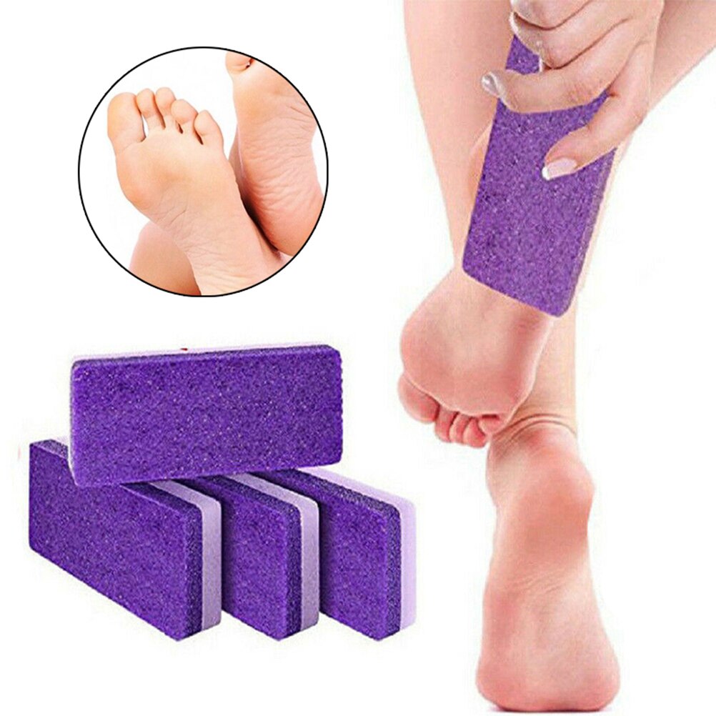 Piedra pómez para los pies esponja piedra pedicura piedra pómez para los pies piedra herramientas de pedicura para los pies callos exfoliar durezas eliminar depurador de pedicura