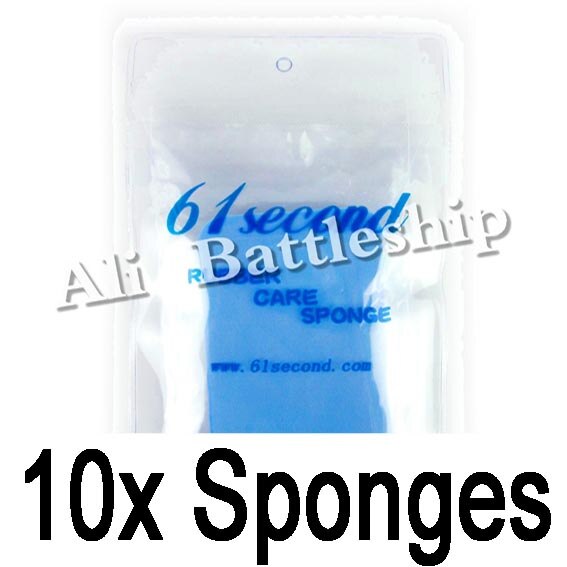 61second Table tennis rubber cleaner sponge cleaning washing sponge for table tennis rubber: 10x Sponges