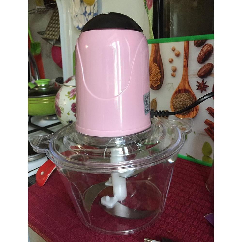 2l automatiske kraftige kødhakker multifunktionel elektrisk foodprocessor elektrisk blender hakker kødskærer eu