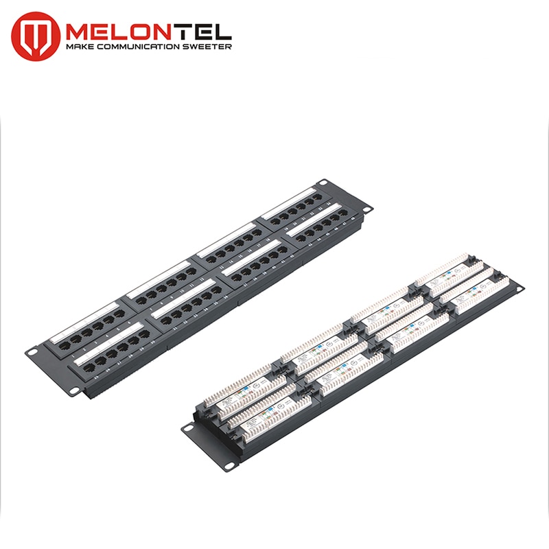 MT-4016 2U CAT6 48 Poort Rack Mount Patch Panel 2U Patch Panel