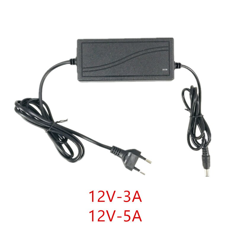 100-240V AC Power Adapter Supply Charger adapter 3A-12V/5A-12V/5A-19V/9V/12V-2A EU Plug 5.5mm x 2.5mm for Yongnuo Godox LED Lamp