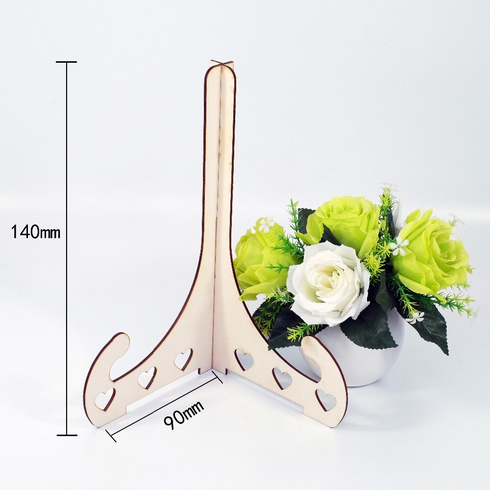 Bröllop gästbok stativ trä ram stativ bröllop dekoration inredning leveranser