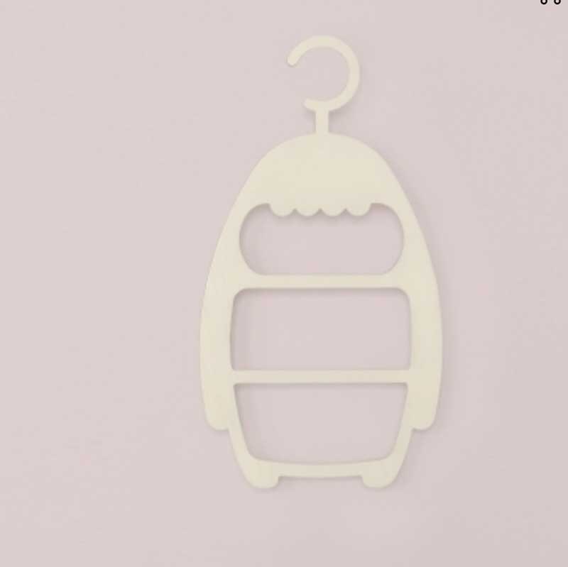 Perchero de madera portátil para ropa de bebé, 5 piezas, decoración para habitación de niños, guardería,: 10