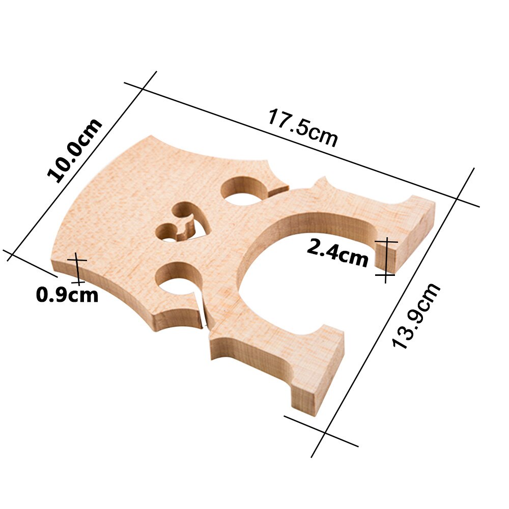 1Pc Vervanging Deel 3/4 Maple Brug Voor Contrabas Contrabas Upright Bass Muziekinstrumenten Vervanging Deel