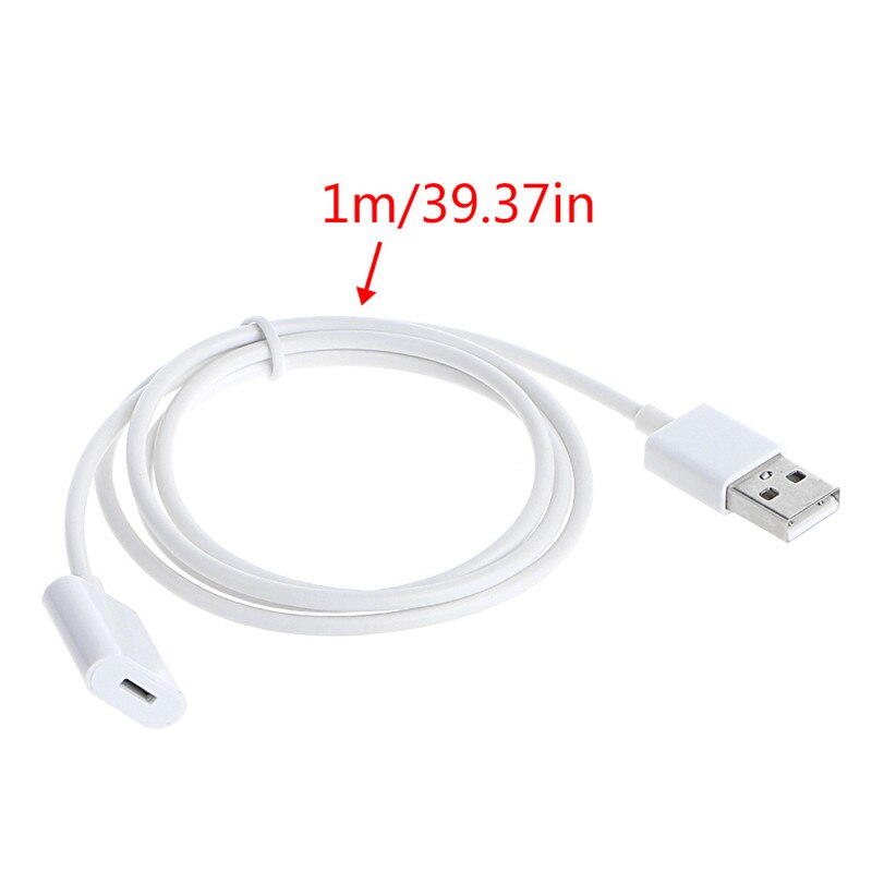 Wit 1M Usb Male Naar 8-Pin Vrouwelijke Lading Adapter Kabel Voor Ipad Pro Potlood Usb Oplaadkabel c26