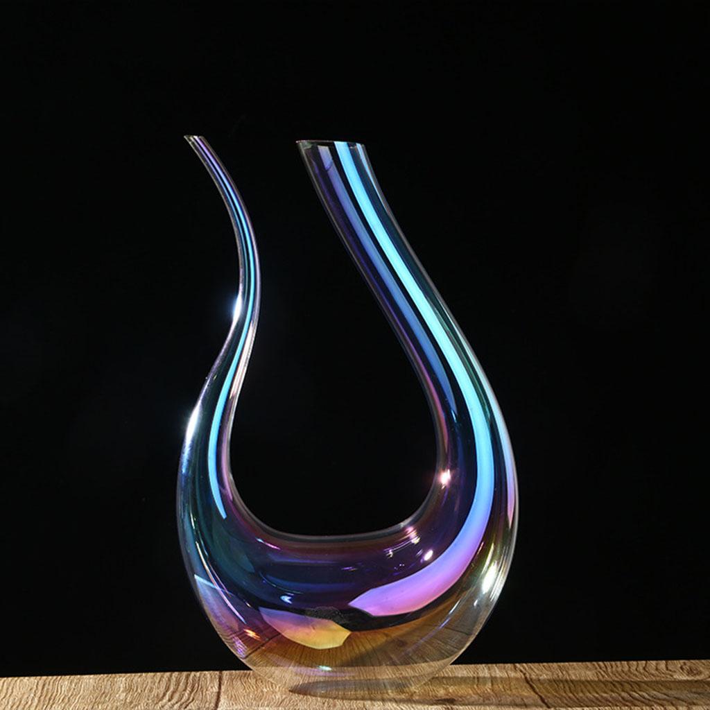 Carafe à vin en verre en forme de U, 1500ml, pour Restaurant et cuisine