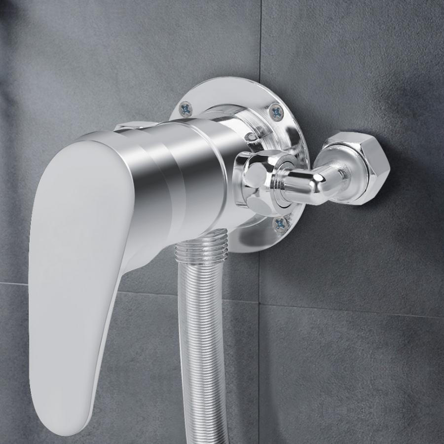 Adaptateur en forme de T G1/2 po, connecteur pour vanne d'angle pour pomme de douche salle de bains séparateur d'eau, inverseur, vanne de mélange