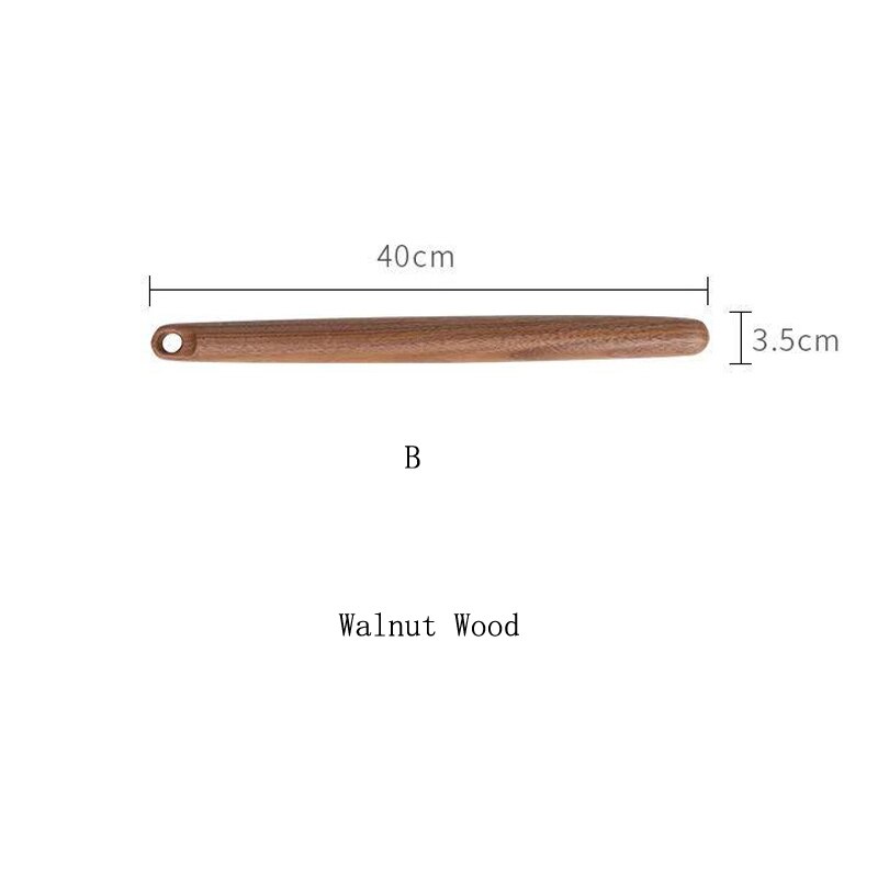 Natürliche Nussbaum rollen Stift für Teig Holz Rolle Gebäck Rolle Küche Zubehör Kuchen Pizza Werkzeuge: B 40cm