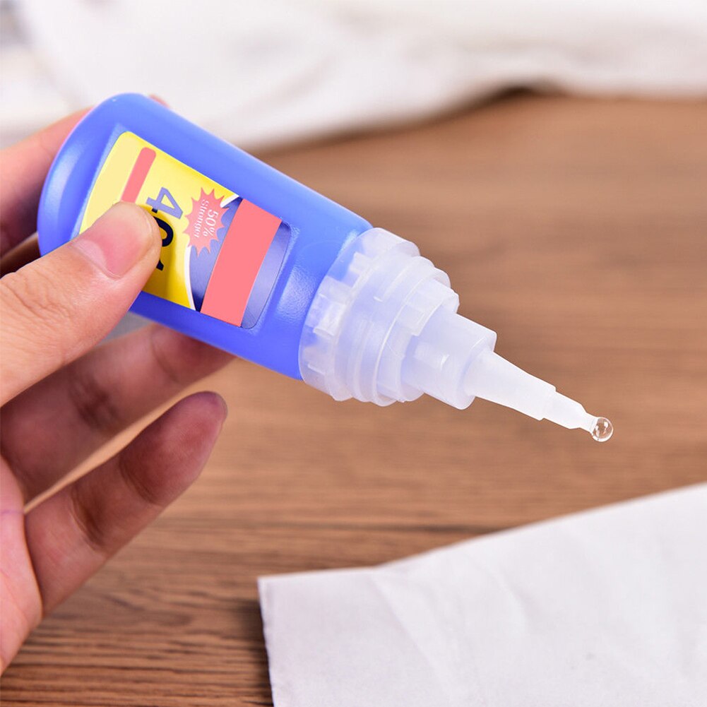 1pc 20g Ultra-fast curing speed 401 Rapid Fix Instant Fast Adhesive 20g Bottle Stronger Super Glue Multi-Purpose for most media