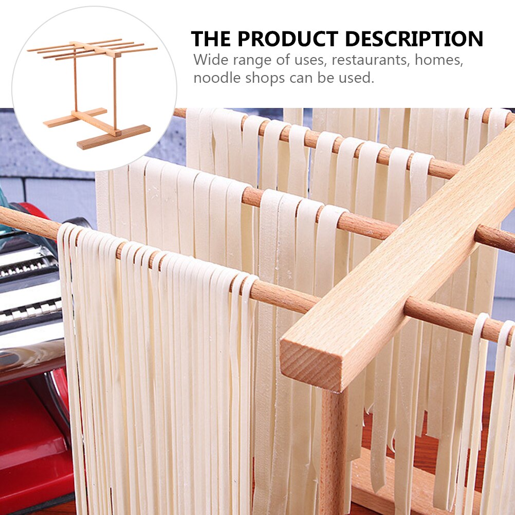 Pasta Drying Rack Household Spaghetti Noodle Drying Rack Pasta Dryer Beechwood