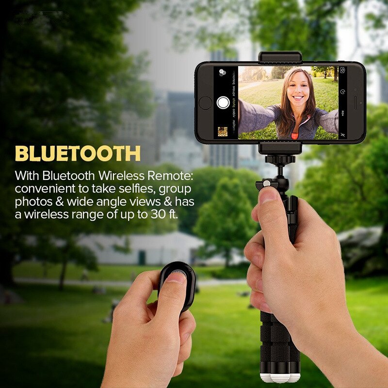 Duszake I8 Mini Statief Voor Telefoon Camera Selfie Stok Statief Voor Telefoon Stand Flexibele Mini Statief Voor iPhone Xiaomi Mobiele telefoon