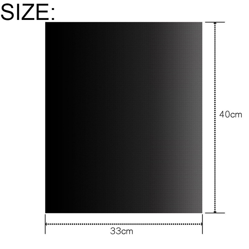 0.2mm tykk ptfe grillgrill matte non-stick gjenbrukbare bbq grillmatter ark grill bbq liner teflon kokeplater verktøy 33*40cm