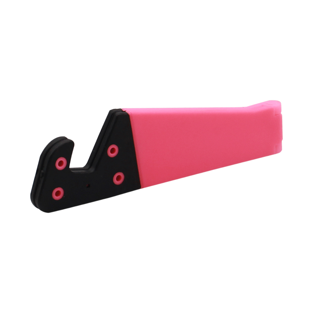Sammenleggbar brakett mobiltelefonstøttestativ for iphone-nettbrett justerbar støttetelefonholder universal replikatelefonholder: Rosa