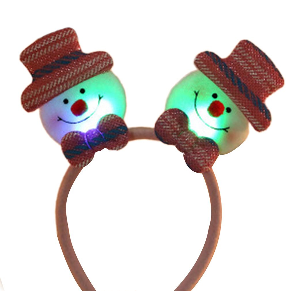 1pcs Christmas Headband Hair Accessories Deer Ears For Kids Adult Christmas Party Deals Santa Xmas Hair Band Clasp Headwear: Style17