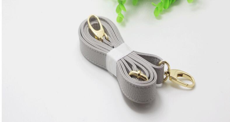 140Cm Pu Leer Verstelbare Schoudertas Riem Diy Purse Handvat 6 Kleur Handtassen Riemen Strap Bag Accessoire: Light Grey