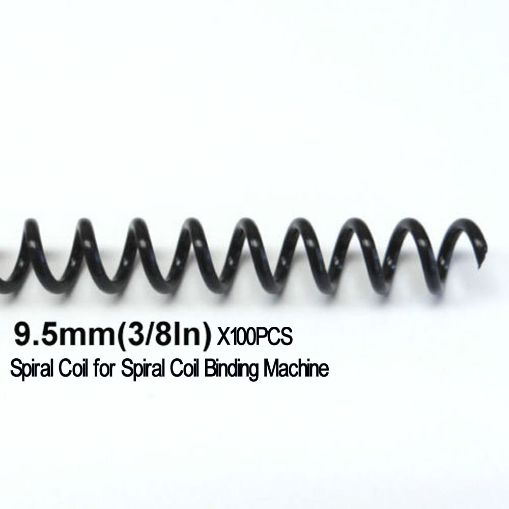 100PCS 1 Box Plastic Spiral Coil Supply for Binder Machine Spiral Coil Bindng Machine