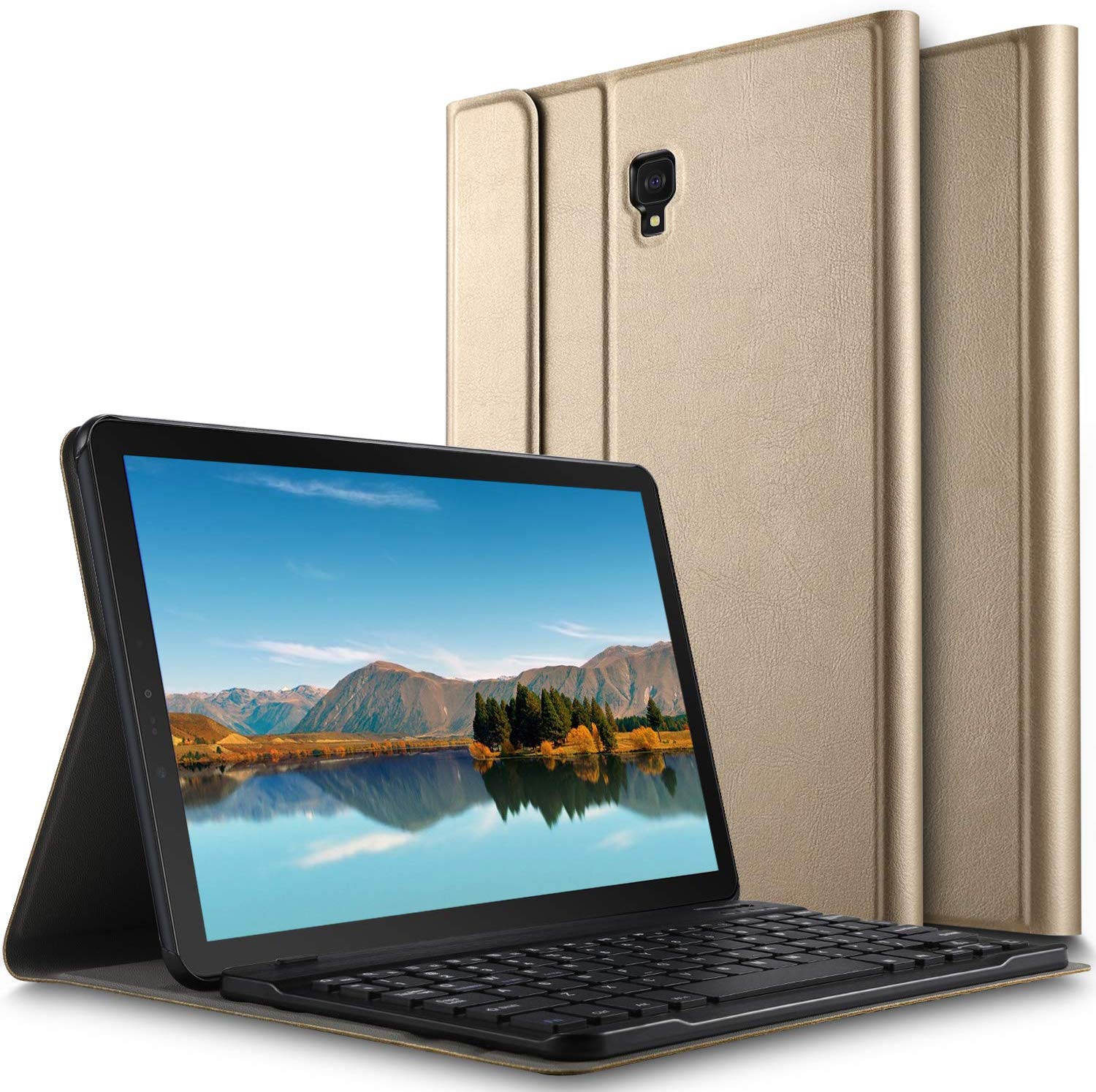 Draadloze Bluetooth Toetsenbord Tablet Cover Voor Samsung Galaxy Tab S4 10.5 inch SM-T830 SM-T835 Case PU Leather Flip Stand Cover