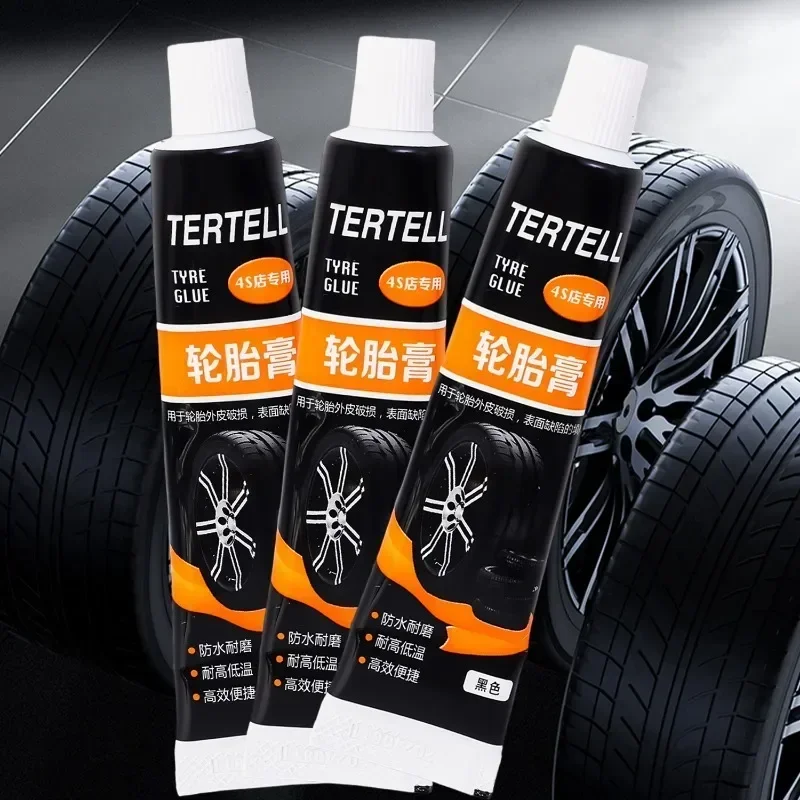 Tire Repair Glue Waterproof & High Temperature Resistant Black Sealing Waterproof And High-Temperature Resistant Repair Adhesive