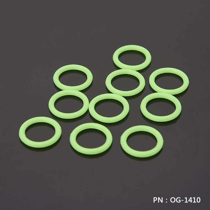 10Pcs G1/4 ''Waterkoeling Accessoires Lichtgevende Siliconen Afdichting O-Ring OG-1410 B2QF
