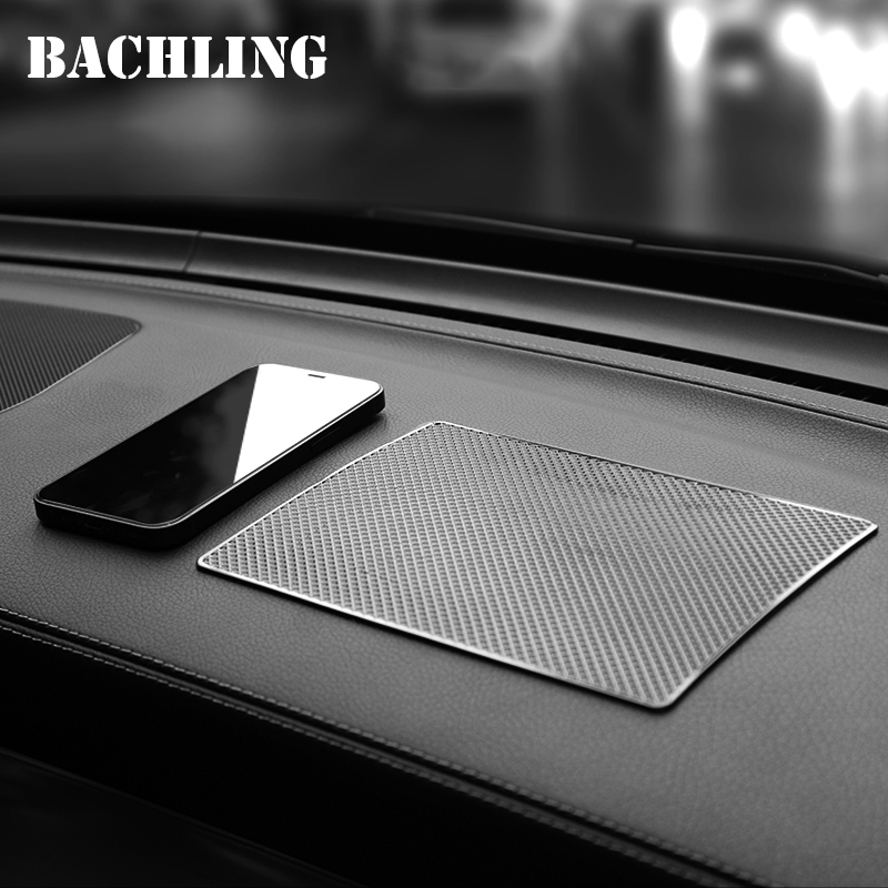 1 Stück Universal Auto Armaturenbrett rutschfeste klebrige Unterlage Telefonhalter Matte Auto rutschfeste Matte klebrige Anti-Rutsch-PVC-Pads hitzebeständig