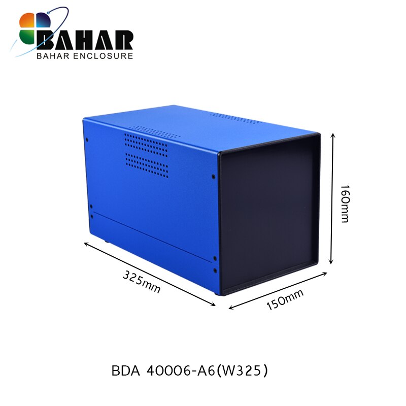 325*160*150mm ijzeren behuizing diy instrument case voor Draad connectors elektronische behuizing producten project doos ijzer behuizing: BDA40006-A6(W325)BTS