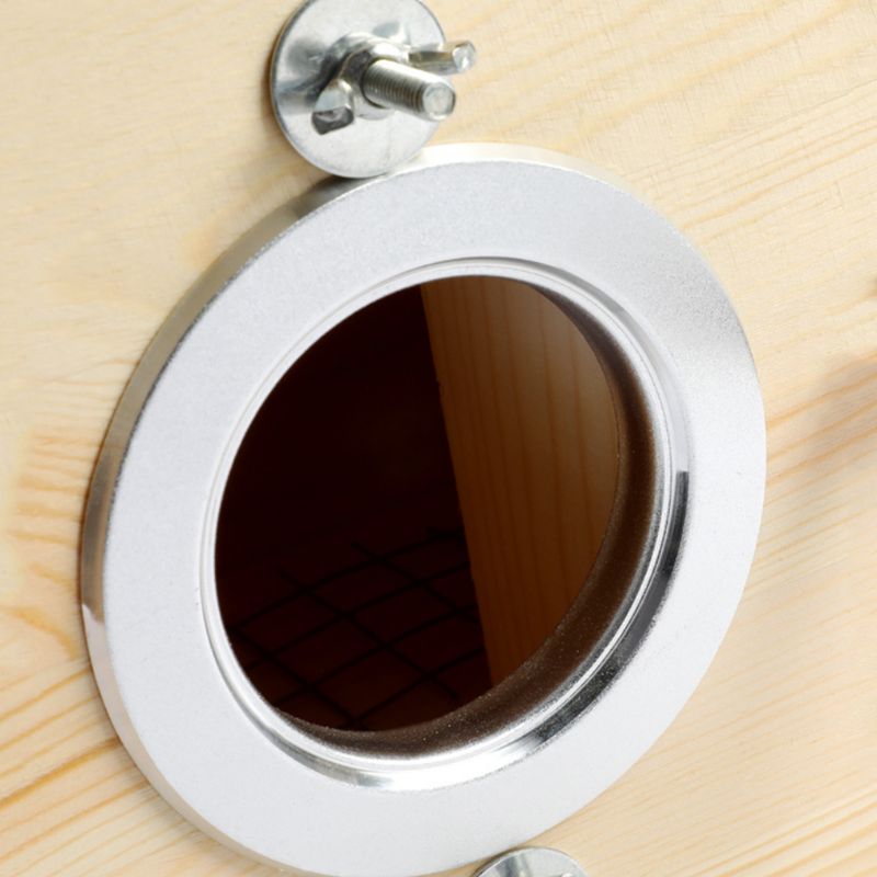 Wooden Bird Nesting Breeding Box House Parakeet Mating Case with Clear Window for Cockatiel Finch Canaries Lovebird Parrot