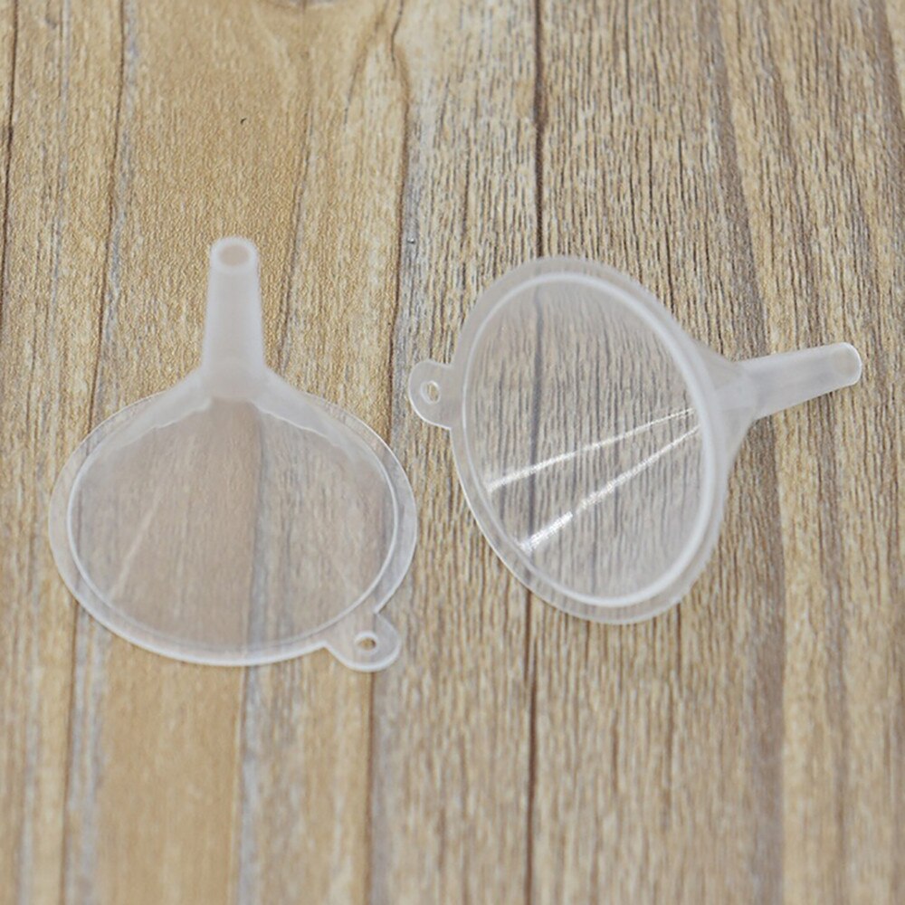 Plastic Mini Funnels 10Pcs Small Plastic For Perfume Diffuser Bottle Mini Liquid Oil Funnels For Narrow Fine Bottleneck Bottles