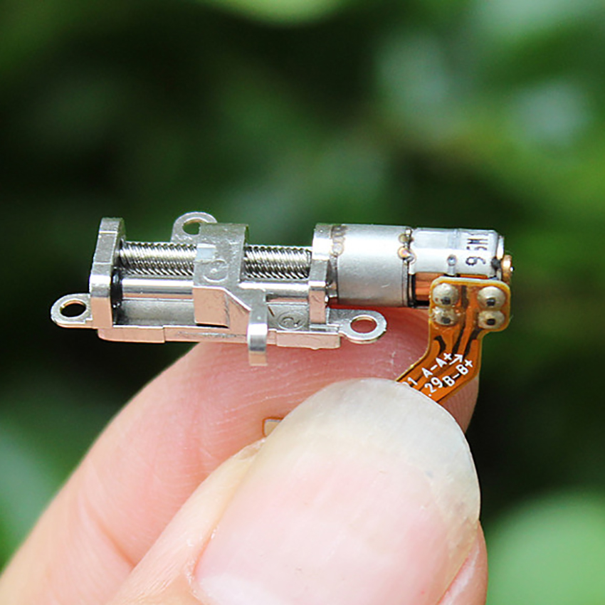 Mini two-phase four-wire 5MM Stepper Motor with Planetary Gearbox, Metal Slide, Precision Ball Bearings Stepping Motor