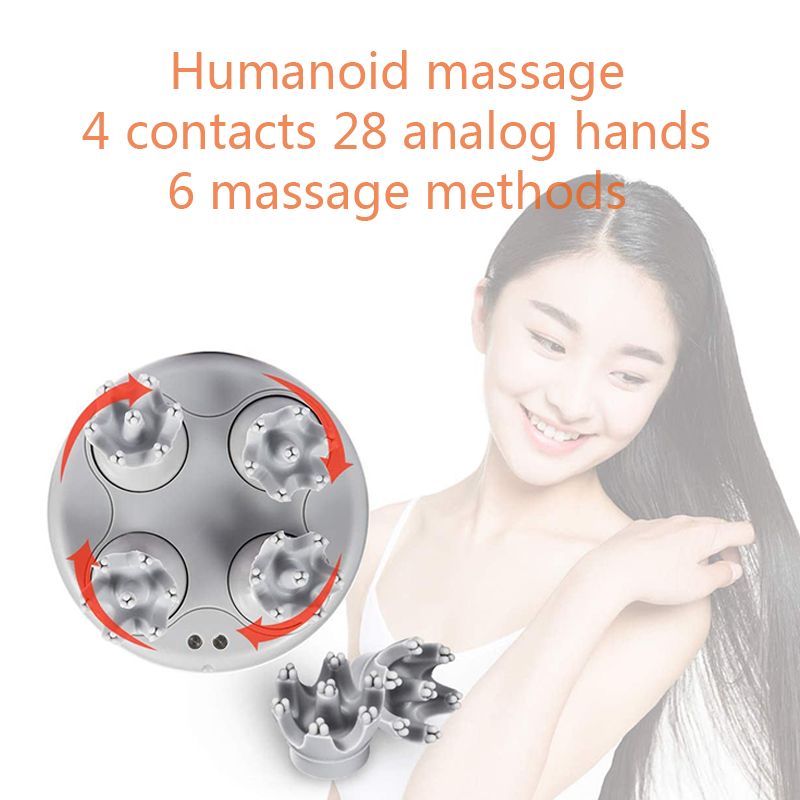 Smart head massager electric scalp massager relieve pressure and promote blood circulation hair growth electric massager
