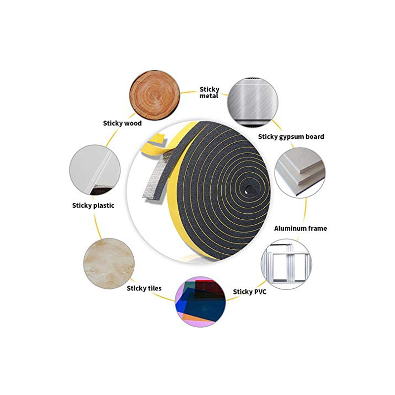 1-10MM foam sealant strip EVA foam single-sided tape shockproof foam sealant strip buffer anti-collision foam tape