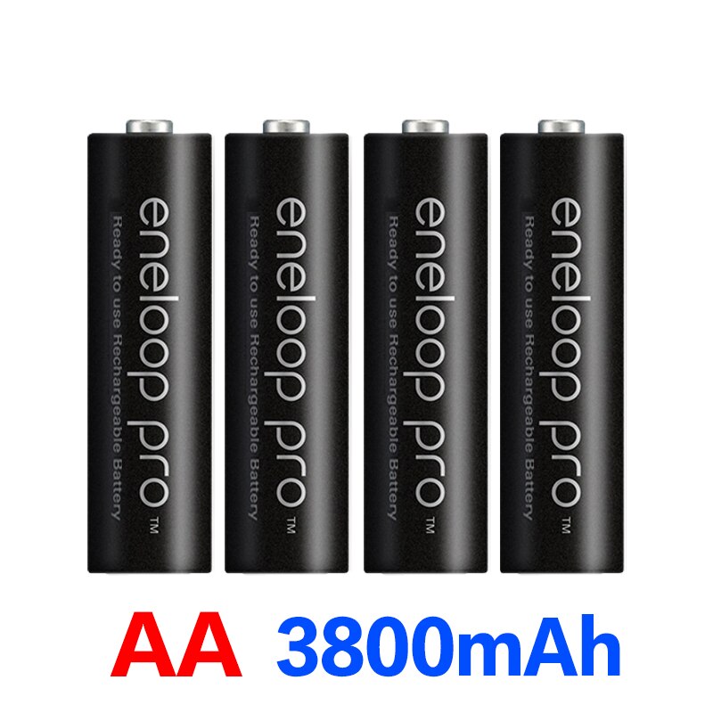 8 Stuks Originele Batterij Pro Aa 3800 Mah 1.2V Ni-Camera Zaklamp Speelgoed Oplaadbare Batterijen Met Lader