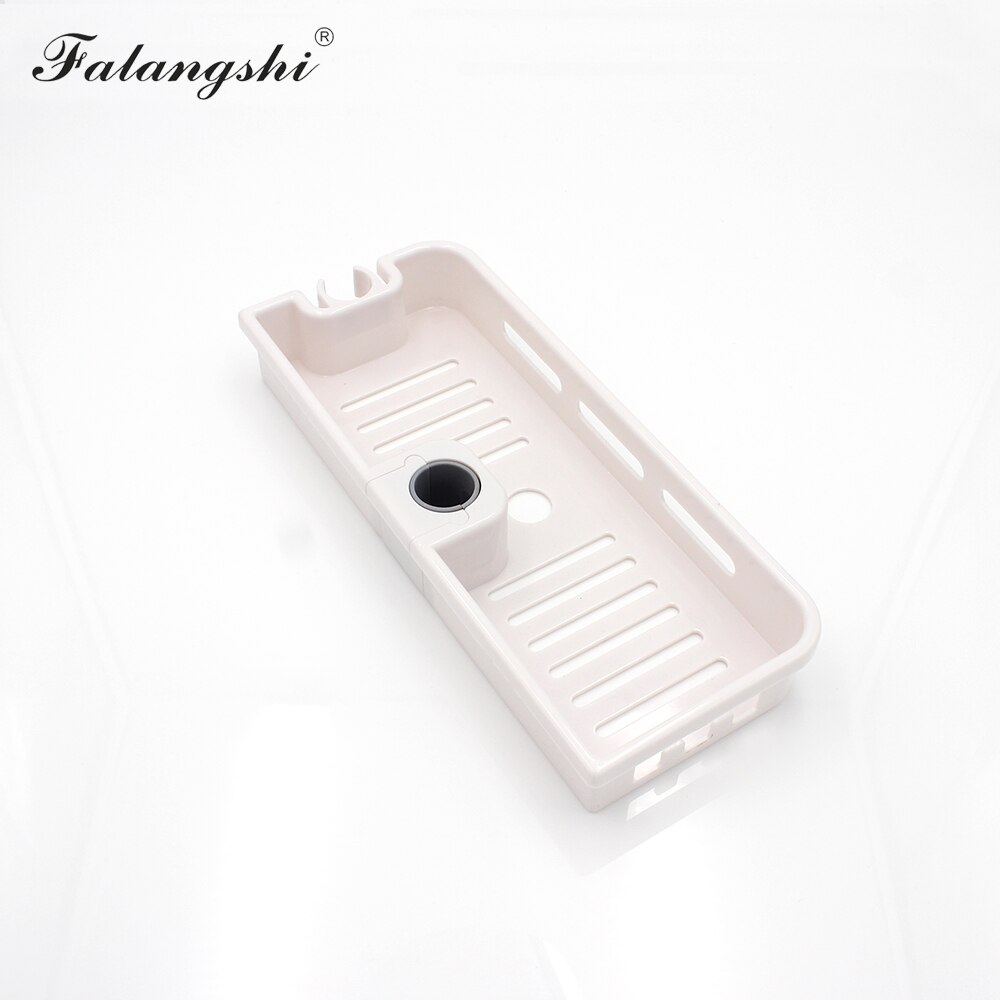 Bathroom Shower Storage Rack Holder Organizer ABS Plastic Bathroom Shelves With Hooks Shampoo Holder Shower Head Holder WB8009: Type 2
