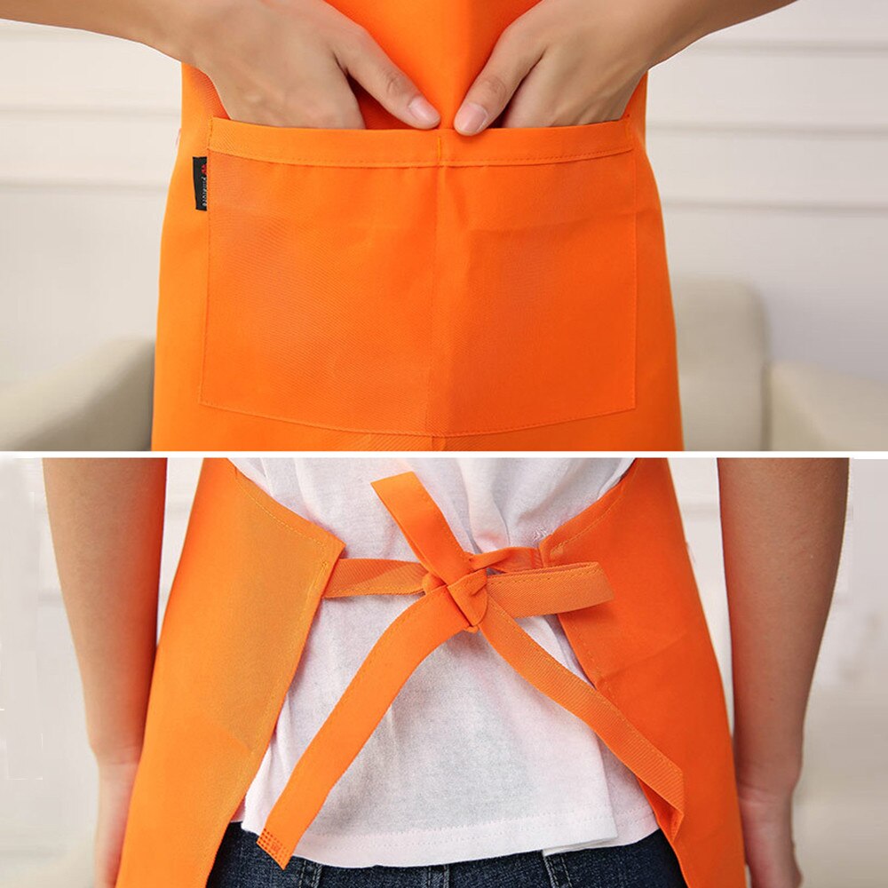 Ajustable cuello colgante raya patchwork restaurante chef trabajo de Cocina Barbacoa familiar delantal de cocina camarero salón de belleza delantal