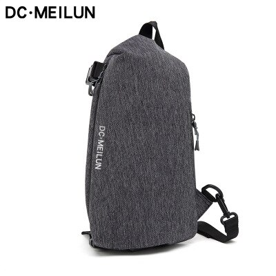 bolso bandolera antirrobo para hombre, de gran capacidad, Retro, informal, para hombre, bolso Casual, para hombre: Gris