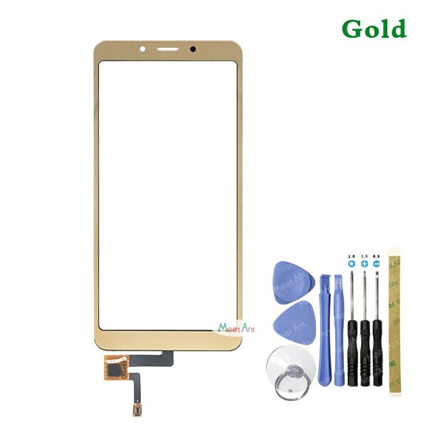 5.45 &#39;&#39;di alta qualità per Xiaomi Redmi 6 6A tocco schermo Digitizer sensore pannello esterno in vetro nero bianco oro