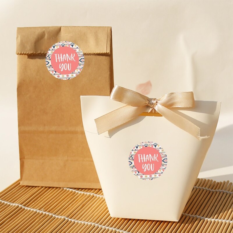 500pcs Thank You for Supporting My Small Business Stickers Seal Label for Wedding Baking Stationery Sticke
