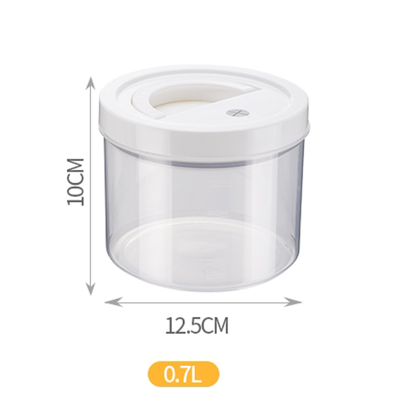 Joybos Potten Voor Bulk Granen Plastic Opslag Container Voedsel Keuken Opbergdoos En Organisatie Bulk Container Koelkast Opslag: 0.7L