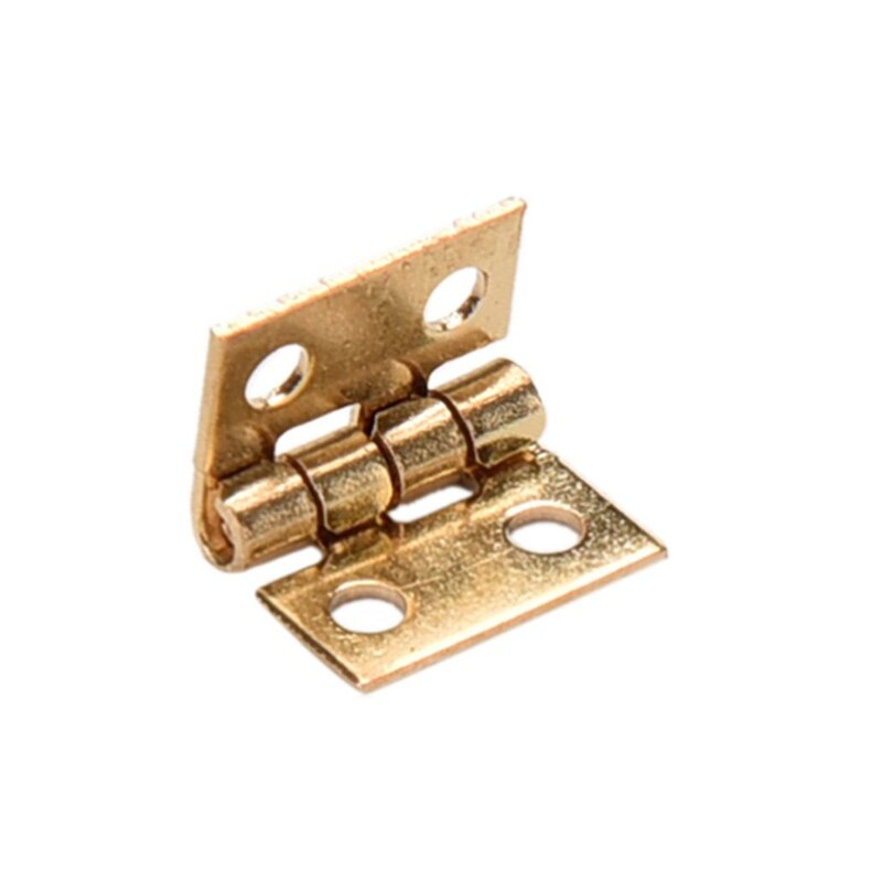 20pcs/lot Mini Cabinet Hinges Furniture Fittings Decorative Small Door Hinges for Jewelry Box Furniture Hardware 8mm*10mm
