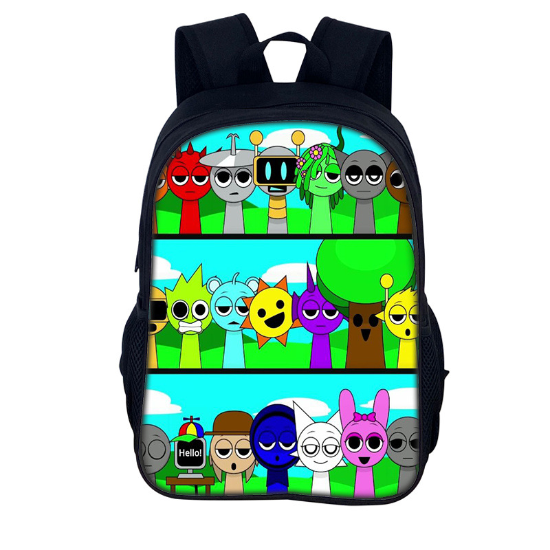 MOMOBC Amazings Worlds of Gumballs Anime School Backpack School Bag