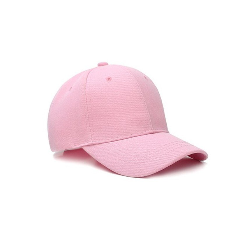 Berretto da Tennis moda donna berretto da Tennis da Baseball bianco cappelli posteriori tinta unita cappellini regolabili visiera parasole curva berretto da Baseball tinta unita: Pink