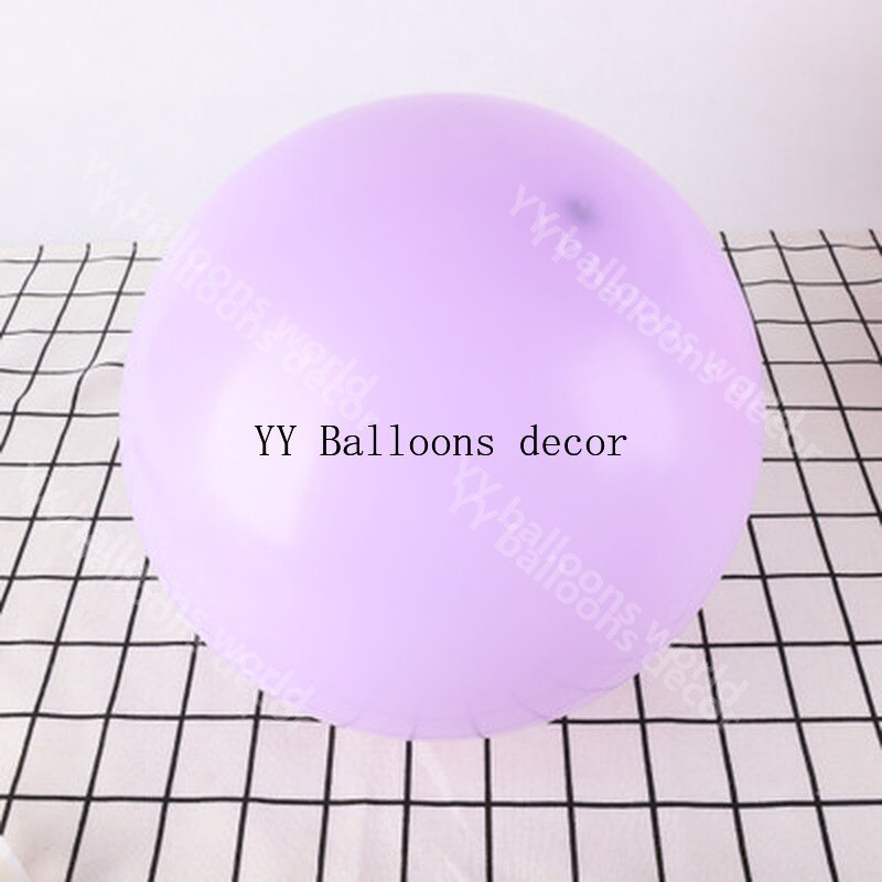 Luftballons Girlande Bogen Lila Weiß Pastell Maca Hochzeit Braut Dusche Baby Partei Hintergrund Frohes Neues Jahr Streifen Band Zauberstab Decoatio