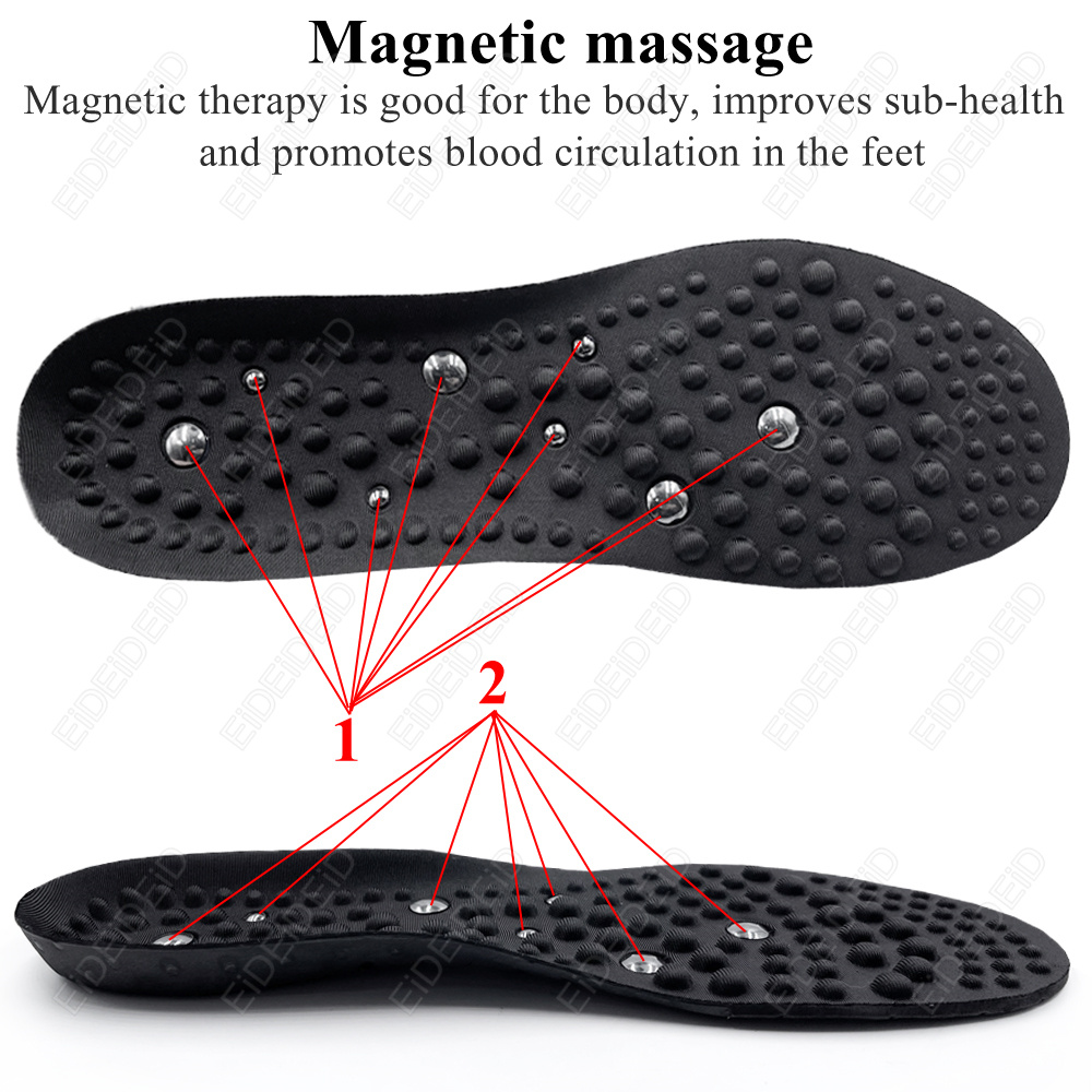 16 stuks magnetische therapie binnenzool magneetmassage acupressuur gezondheidskussen schoenpad heren dames ontspanning voetverzorging comfortzool
